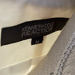 Beautiful Kenneth Cole trenchcoat, white cotton with lining